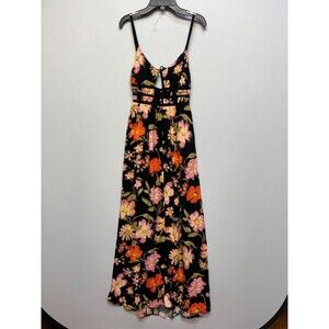Free People Women Wisteria Floral Maxi Dress Size XS X-Small Boho D081 -29